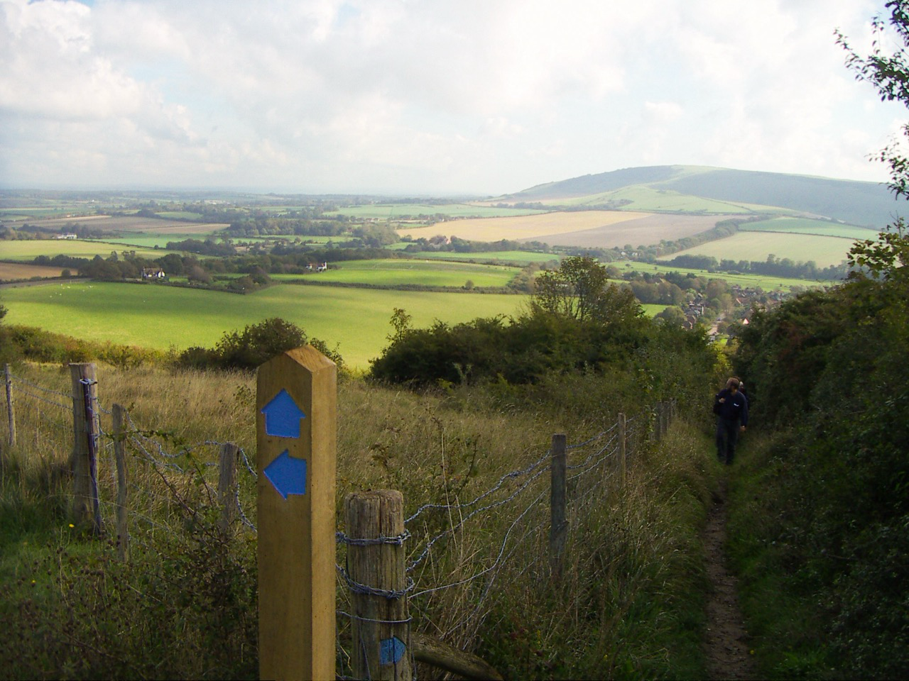 final waysign - Sussex countryside