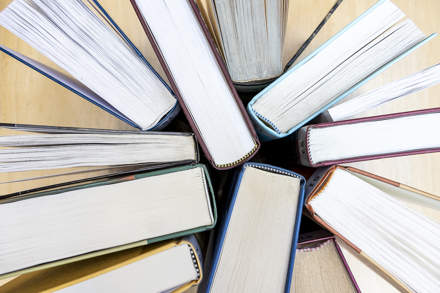 die Bücher, Nahaufnahme die Bücher, Nahaufnahme